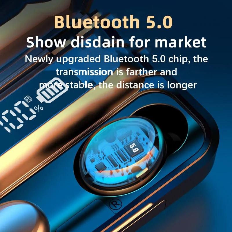 Słuchawki Bluetooth F9-V5.0